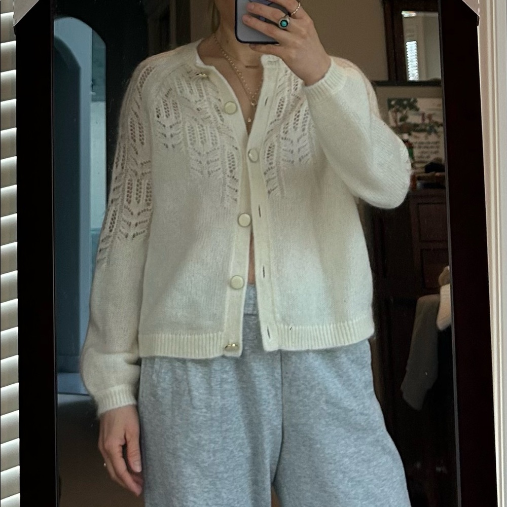 Sezane cardigan. Size small